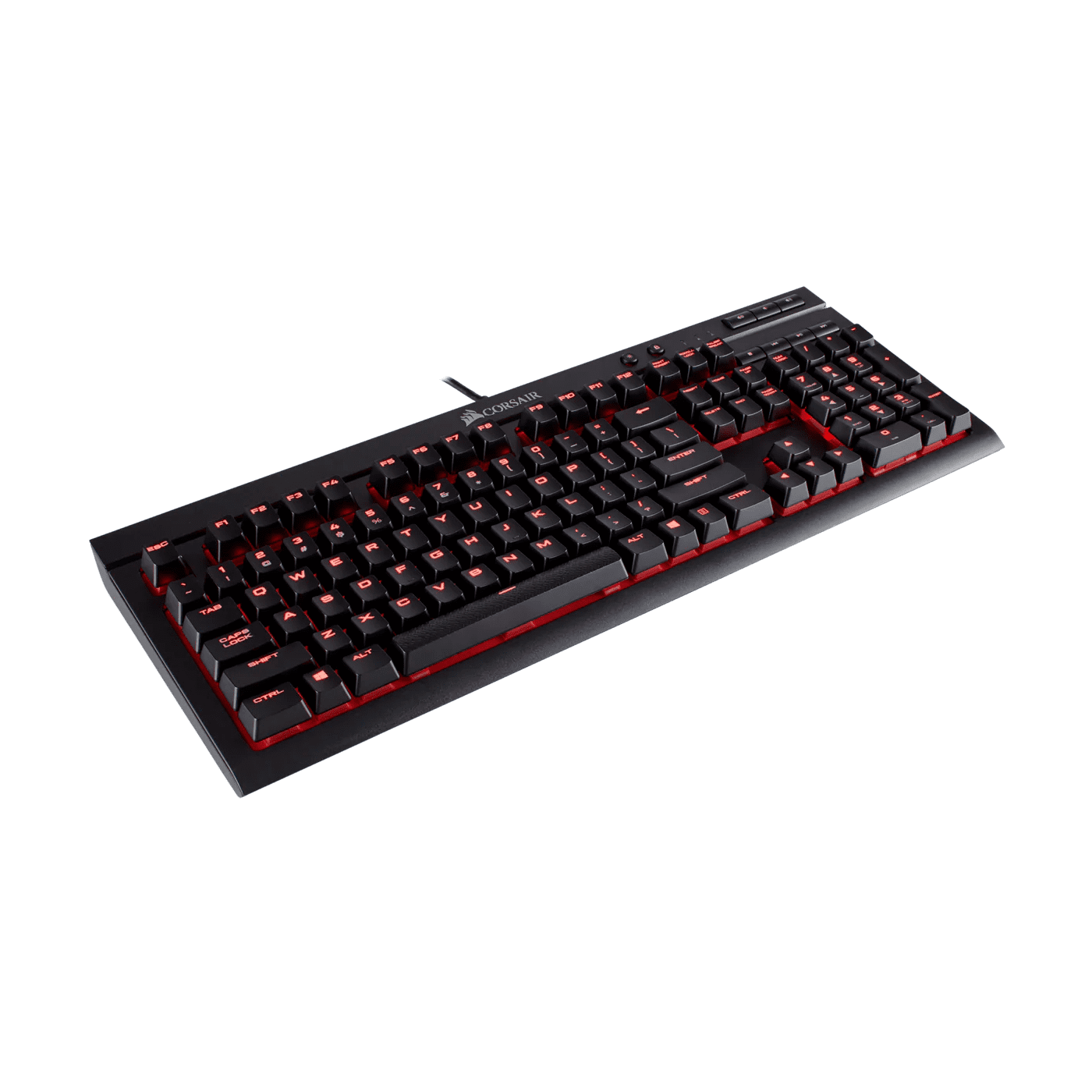 Corsair K68 Wired Red LED Gaming Mechanical Keyboard [Red Cherry MX ...