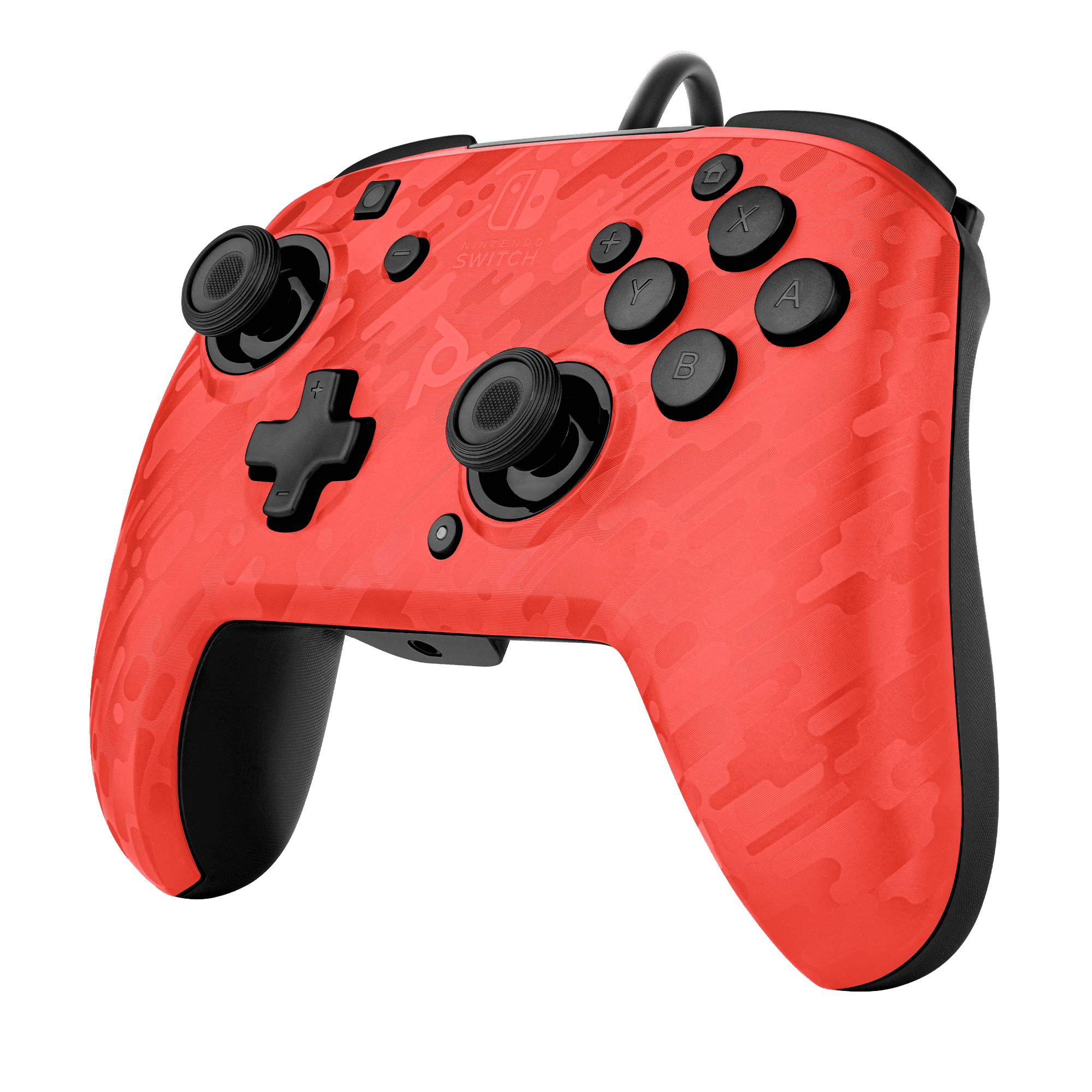 PDP Nintendo Switch Faceoff Deluxe Gaming Controller - Red Camo | NZ Gaming