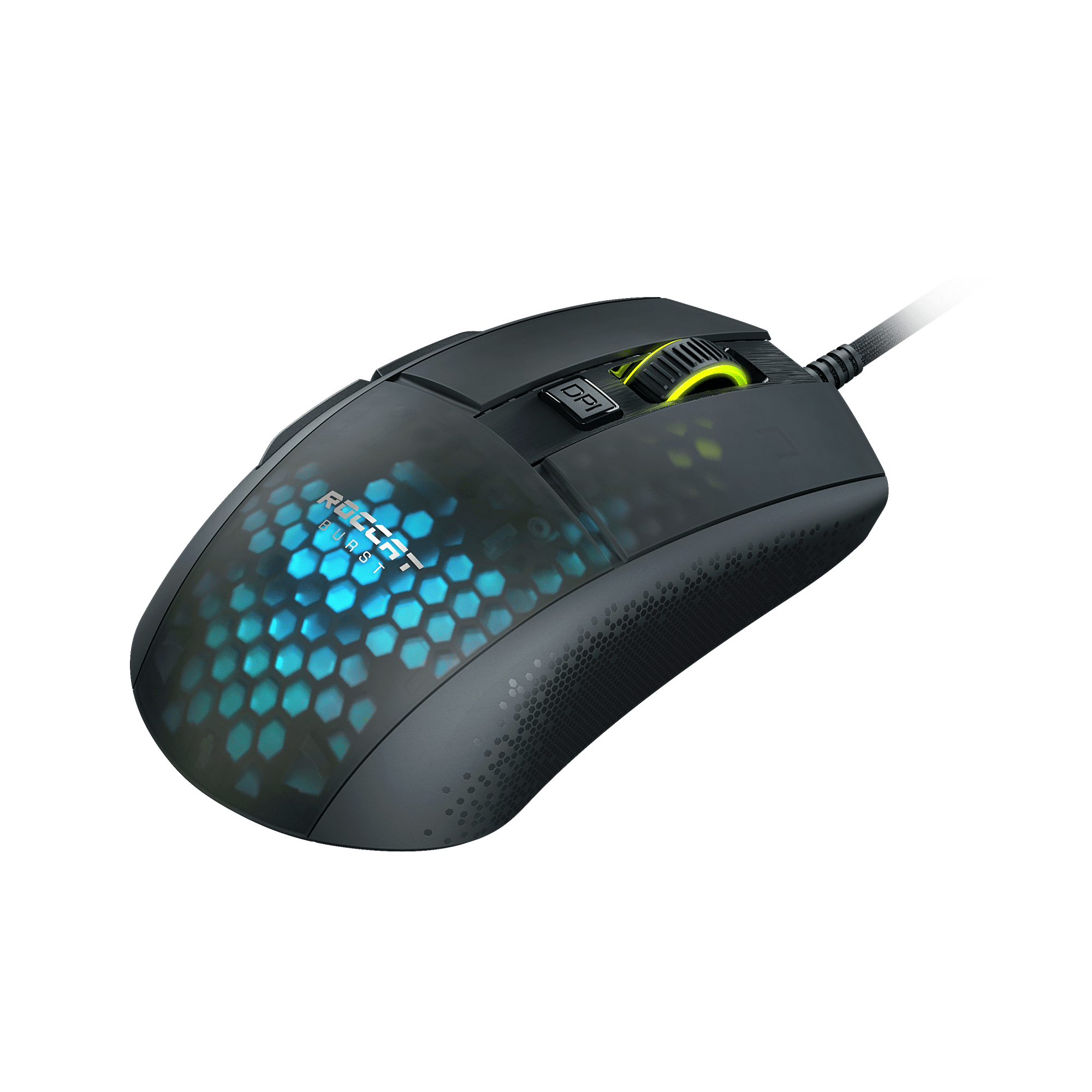 ROCCAT Burst Pro Wired RGB Gaming Mouse Lightweight - Black - 16000 DPI ...