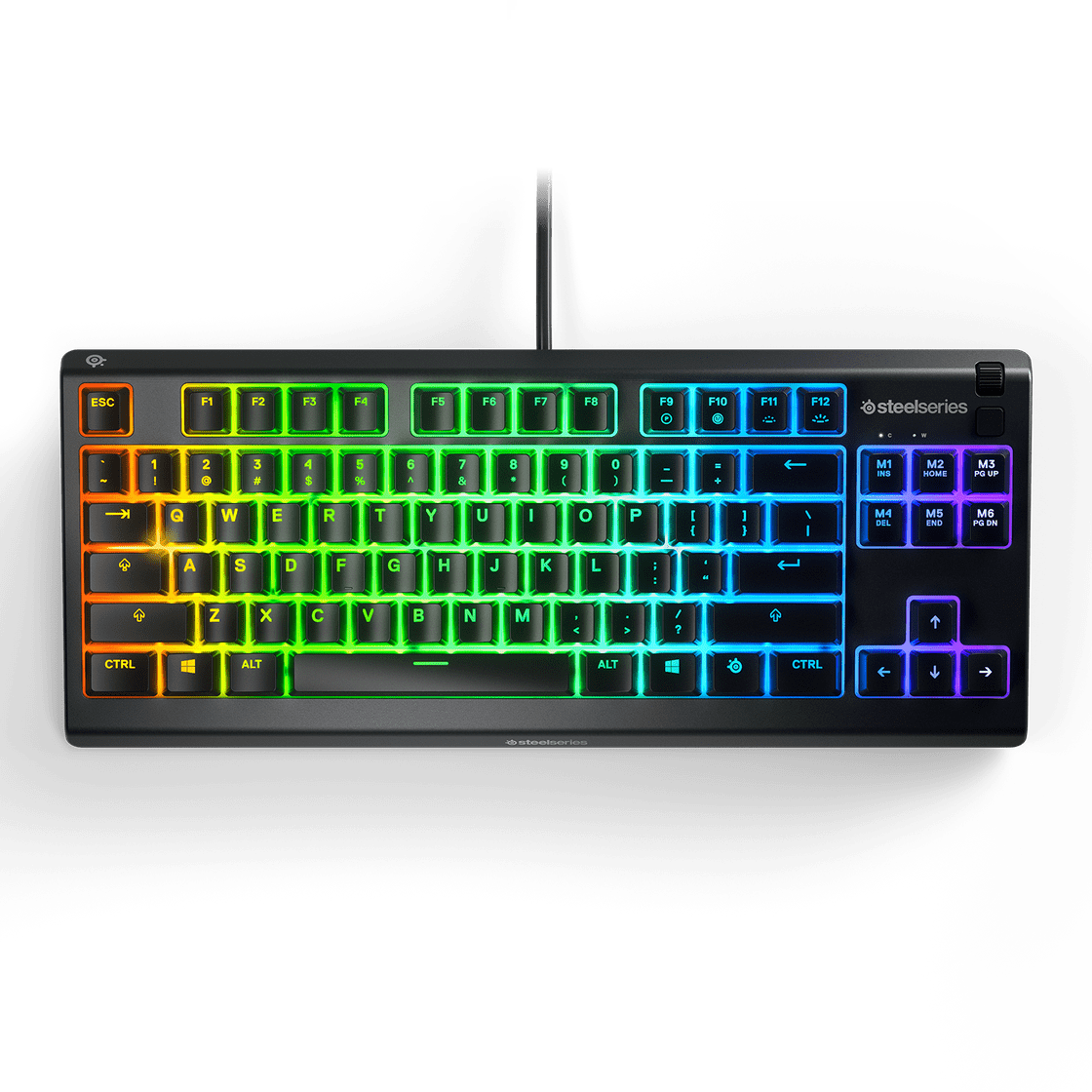 SteelSeries Apex 3 TKL Water Resistant Wired RGB Gaming Mechanical ...